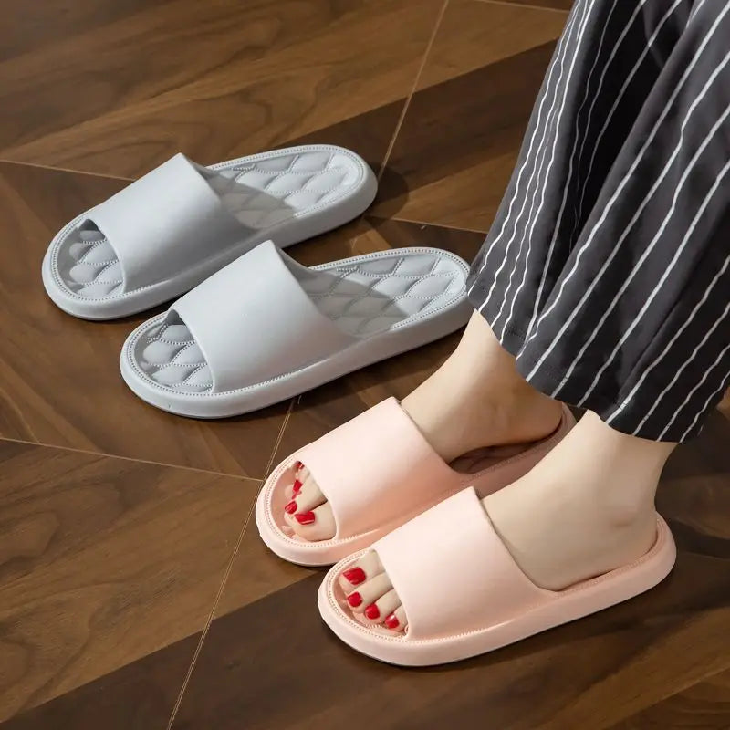 2023 New Slippers Women Indoor Floor Flat Shoes Summer Non-slip Flip Flops Bath Home Slippers Slides Soft Zapatillas de hombre